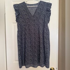 Floral Navy Dress